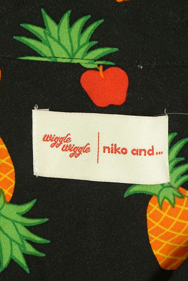niko and...（ニコ アンド）の古着「フルーツ柄オープンカラーシャツ（ブラウス）」大画像６へ