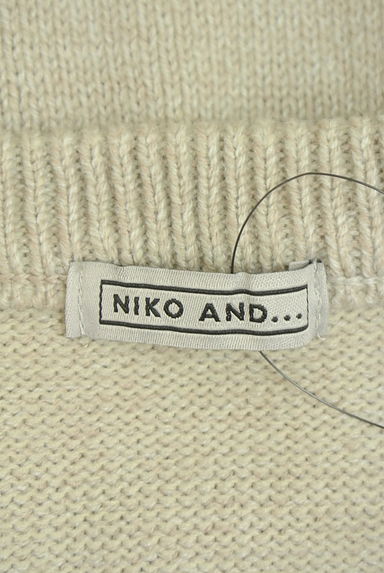 niko and...（ニコ アンド）の古着「オーバーサイズロゴ刺繍ニット（ニット）」大画像６へ