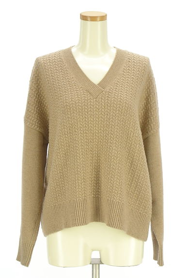 UNITED ARROWS（ユナイテッドアローズ）の古着「Vネックケーブルニット（ニット）」大画像１へ