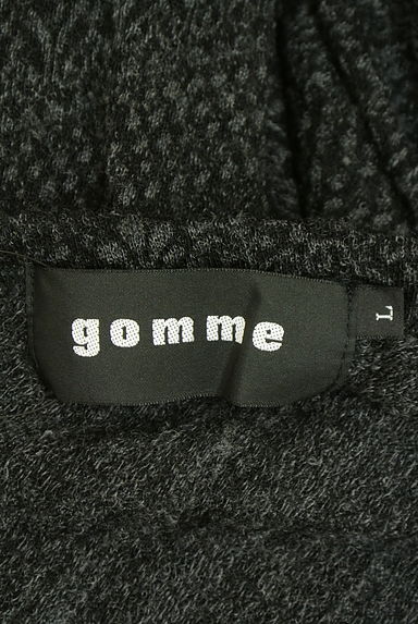 gomme（ゴム）カーディガン買取実績のブランドタグ画像