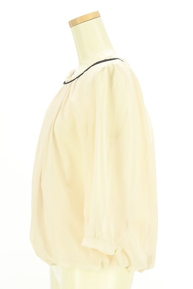 NATURAL BEAUTY BASIC（ナチュラルビューティベーシック）の古着「バルーンシフォンブラウス（カットソー・プルオーバー）」大画像３へ