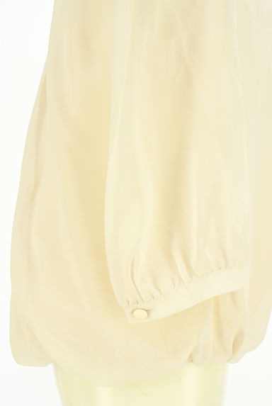NATURAL BEAUTY BASIC（ナチュラルビューティベーシック）の古着「バルーンシフォンブラウス（カットソー・プルオーバー）」大画像５へ