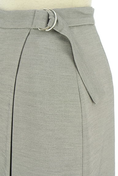 NATURAL BEAUTY BASIC（ナチュラルビューティベーシック）の古着「ラップ風ミディスカート（スカート）」大画像４へ