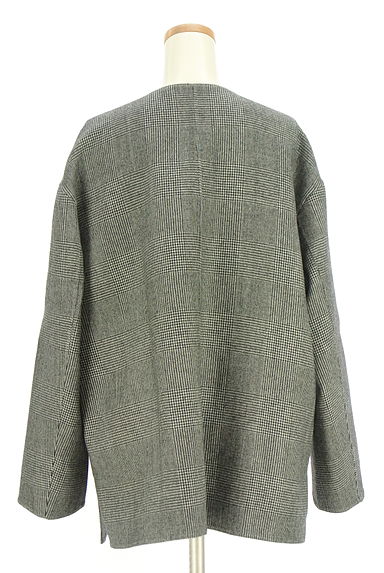 MACKINTOSH PHILOSOPHY（マッキントッシュ フィロソフィー）の古着「グレンチェック×無地リバーシブルコート（コート）」大画像２へ