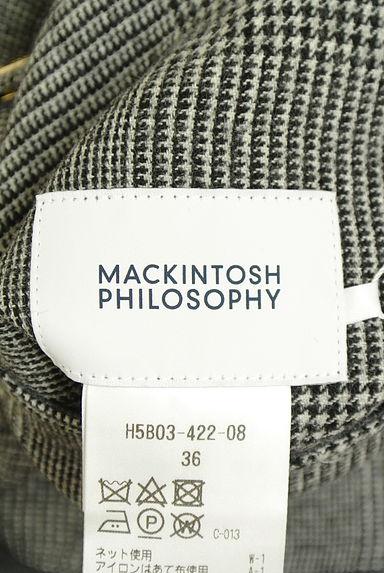 MACKINTOSH PHILOSOPHY（マッキントッシュ フィロソフィー）の古着「グレンチェック×無地リバーシブルコート（コート）」大画像６へ