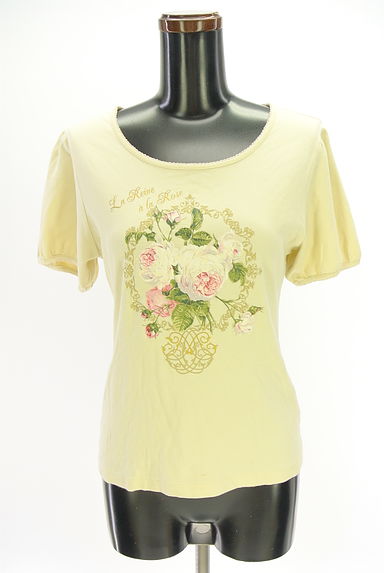 PINK HOUSE（ピンクハウス）の古着「花プリント半袖Tシャツ（Ｔシャツ）」大画像１へ