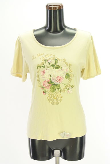 PINK HOUSE（ピンクハウス）の古着「花プリント半袖Tシャツ（Ｔシャツ）」大画像４へ