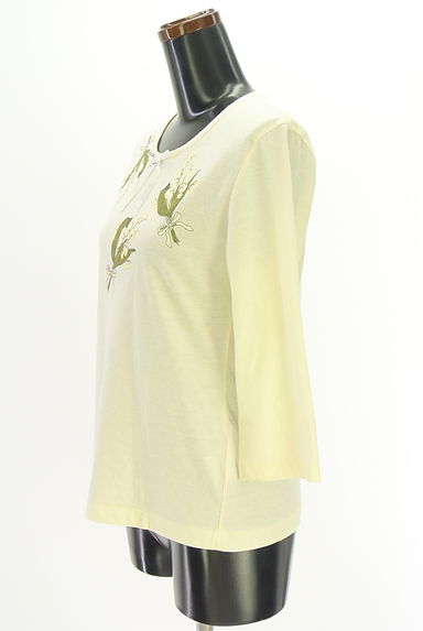 INGEBORG（インゲボルグ）の古着「花プリント７分袖Tシャツ（Ｔシャツ）」大画像３へ