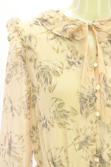 dazzlin（ダズリン）の古着「花柄シフォンワンピース（ワンピース・チュニック）」大画像４へ