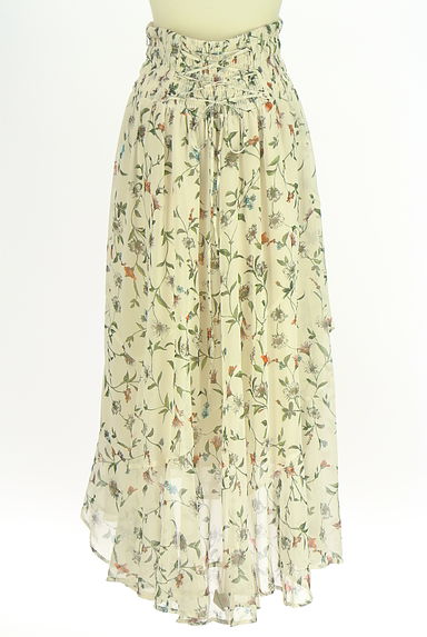 Snidel（スナイデル）の古着「花柄シフォンロングスカート（ロングスカート・マキシスカート）」大画像４へ