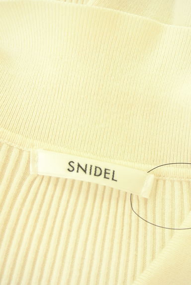 Snidel（スナイデル）の古着「パワーショルダーリブニットトップス（ニット）」大画像６へ