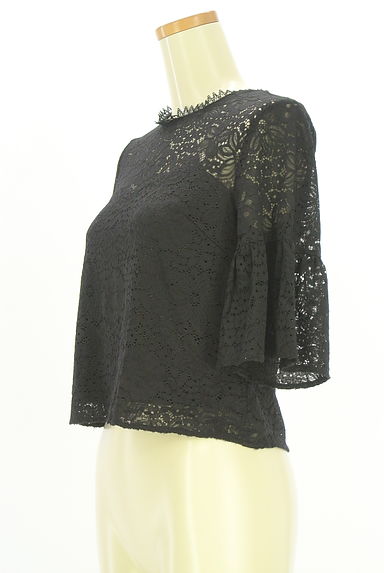 ROYAL PARTY（ロイヤルパーティ）の古着「7分袖総レースカットソー（カットソー・プルオーバー）」大画像３へ