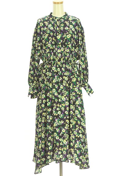 PLST（プラステ）の古着「花柄シフォンワンピース（ワンピース・チュニック）」大画像１へ