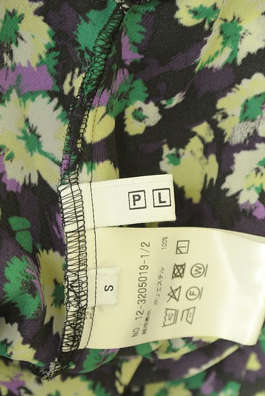 PLST（プラステ）の古着「花柄シフォンワンピース（ワンピース・チュニック）」大画像６へ