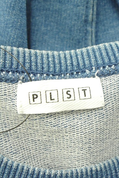 PLST（プラステ）の古着「USEDライクデニムスウェットカットソー（カットソー・プルオーバー）」大画像６へ