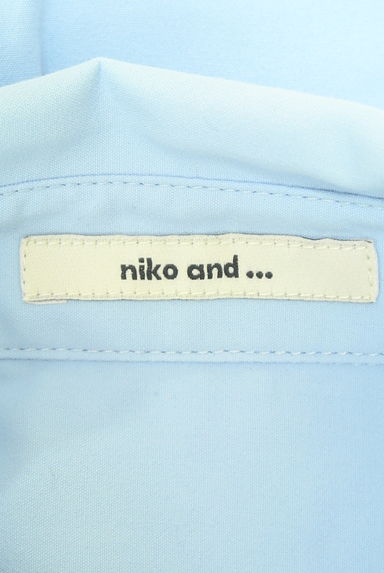 niko and...（ニコ アンド）の古着「ネクタイ付きオーバーサイズシャツ（ブラウス）」大画像６へ