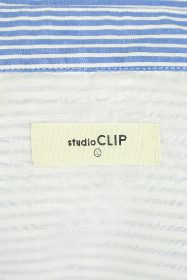 studio CLIP（スタディオクリップ）の古着「オーバーサイズストライプシャツ（ブラウス）」大画像６へ