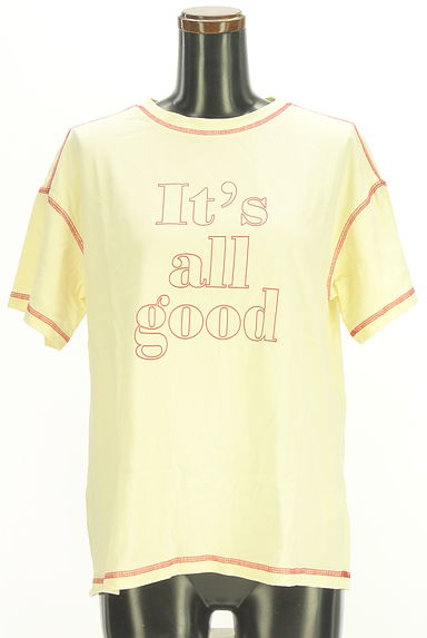 REDYAZEL（レディアゼル）の古着「ステッチ入りロゴプリントTシャツ（Ｔシャツ）」大画像１へ