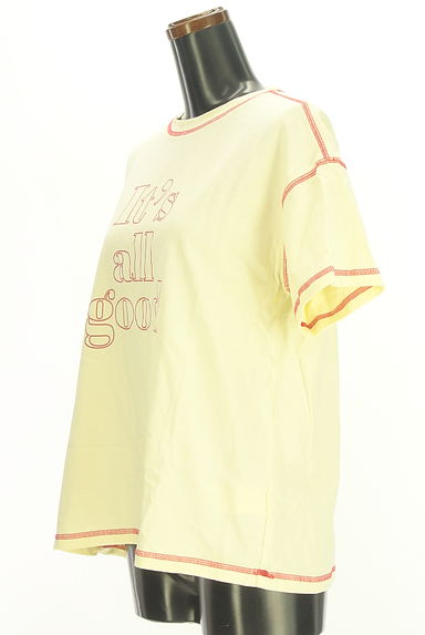 REDYAZEL（レディアゼル）の古着「ステッチ入りロゴプリントTシャツ（Ｔシャツ）」大画像３へ