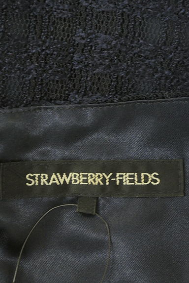 STRAWBERRY-FIELDS（ストロベリーフィールズ）の古着「ノースリチェック織チュールワンピース（ワンピース・チュニック）」大画像６へ
