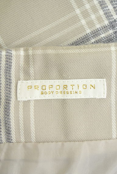 PROPORTION BODY DRESSING（プロポーションボディドレッシング）の古着「チェック柄ロングスカート（ロングスカート・マキシスカート）」大画像６へ