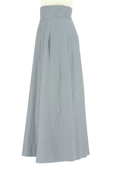 PROPORTION BODY DRESSING（プロポーションボディドレッシング）の古着「タックフレアロングスカート（ロングスカート・マキシスカート）」大画像３へ