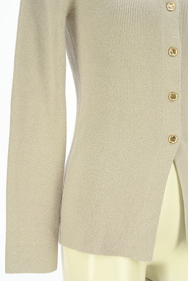 PROPORTION BODY DRESSING（プロポーションボディドレッシング）の古着「シルバーラメニットカーディガン（カーディガン・ボレロ）」大画像５へ