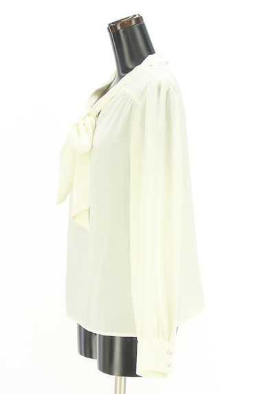 PROPORTION BODY DRESSING（プロポーションボディドレッシング）の古着「パールボタンボウタイブラウス（カットソー・プルオーバー）」大画像３へ