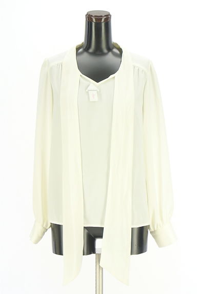 PROPORTION BODY DRESSING（プロポーションボディドレッシング）の古着「パールボタンボウタイブラウス（カットソー・プルオーバー）」大画像４へ