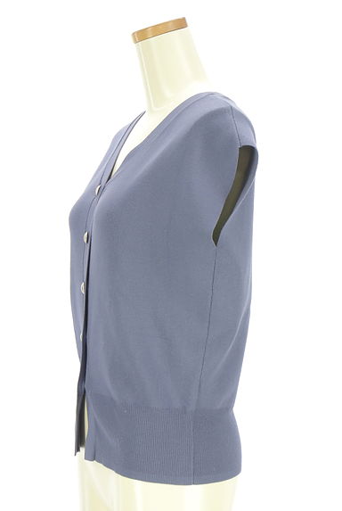PROPORTION BODY DRESSING（プロポーションボディドレッシング）の古着「シルバーボタンニットベスト（ベスト・ジレ）」大画像３へ