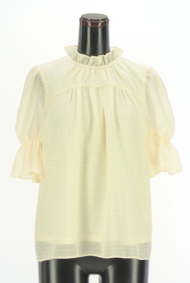 PROPORTION BODY DRESSING（プロポーションボディドレッシング）の古着「シアーシフォンブラウス（カットソー・プルオーバー）」大画像１へ
