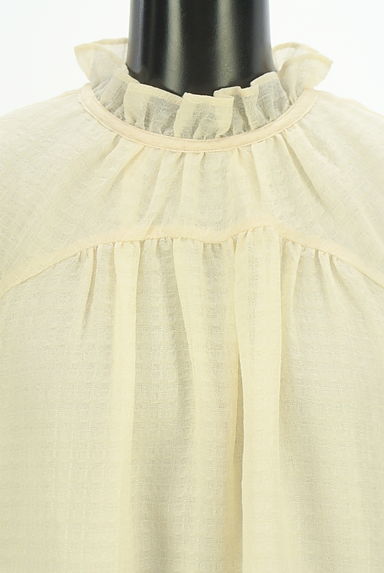 PROPORTION BODY DRESSING（プロポーションボディドレッシング）の古着「シアーシフォンブラウス（カットソー・プルオーバー）」大画像４へ