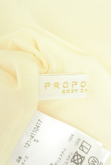 PROPORTION BODY DRESSING（プロポーションボディドレッシング）の古着「シアーシフォンブラウス（カットソー・プルオーバー）」大画像６へ