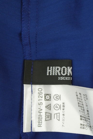 HIROKO BIS（ヒロコビス）の古着「バンドカラーチュニックブラウス（ブラウス）」大画像６へ