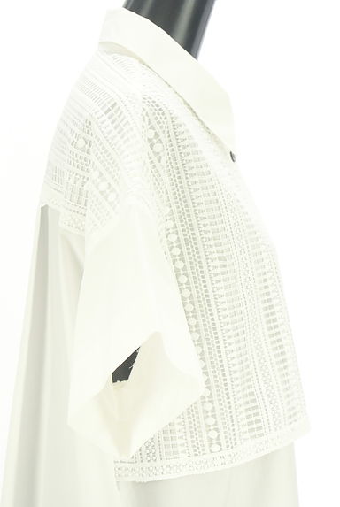la.f...（ラエフ）の古着「半袖レースドッキングブラウス（ブラウス）」大画像５へ