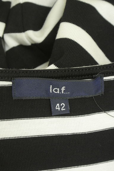 la.f...（ラエフ）の古着「ボーダー柄カットソー（カットソー・プルオーバー）」大画像６へ