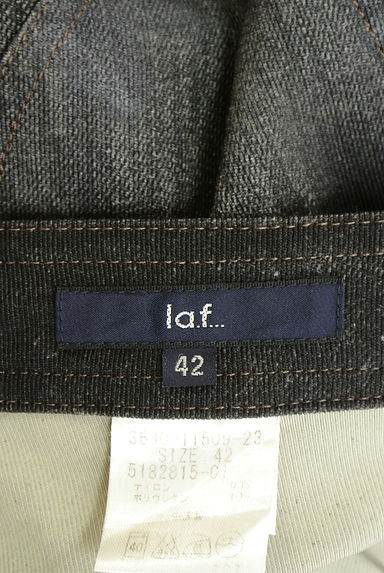 la.f...（ラエフ）の古着「ブラックデニムスキニーパンツ（パンツ）」大画像６へ