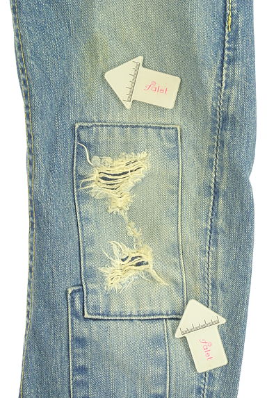 RODEO CROWNS（ロデオクラウン）の古着「ダメージ加工ストレートデニムパンツ（デニムパンツ）」大画像５へ