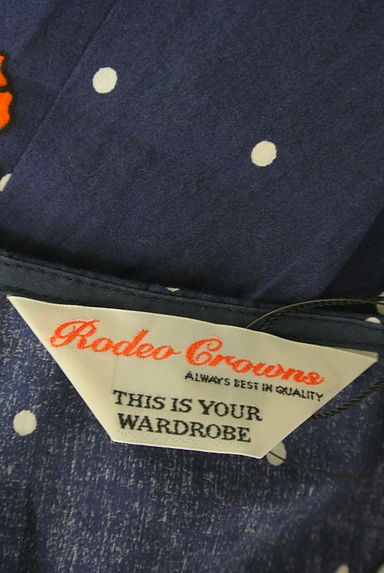 RODEO CROWNS（ロデオクラウン）の古着「花柄×ドット柄カットソー（カットソー・プルオーバー）」大画像６へ