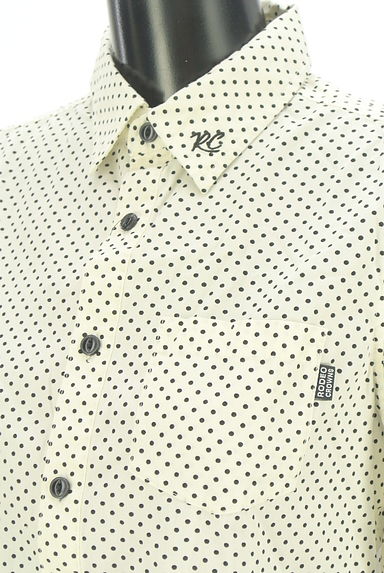 クリックで大画像表示 RODEO CROWNS(ロデオクラウン)の古着「ドット柄シャツ(カジュアルシャツ)」大画像4へ