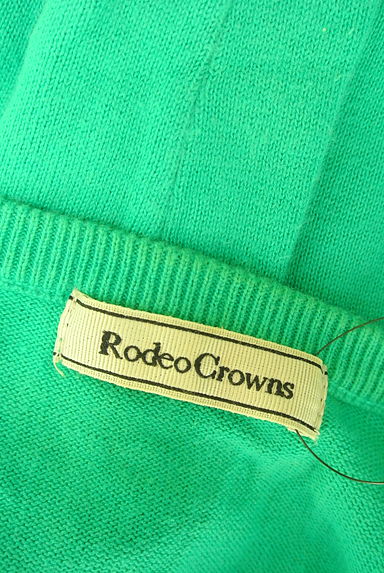 RODEO CROWNS（ロデオクラウン）の古着「ロゴ入りニットカーディガン（カーディガン・ボレロ）」大画像６へ