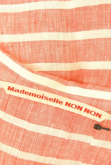 Mademoiselle NON NON（マドモアゼルノンノン）の古着「ボーダーブラウス（ブラウス）」大画像６へ
