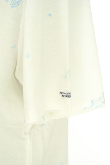 Mademoiselle NON NON（マドモアゼルノンノン）の古着「刺繍Tシャツ（Ｔシャツ）」大画像５へ