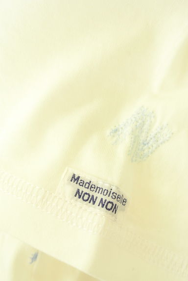 Mademoiselle NON NON（マドモアゼルノンノン）の古着「刺繍Tシャツ（Ｔシャツ）」大画像６へ