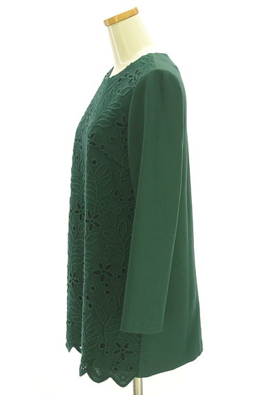 LEILIAN（レリアン）の古着「バックファスナー刺繍チュニック（カットソー・プルオーバー）」大画像３へ