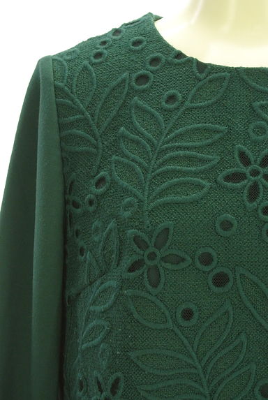 LEILIAN（レリアン）の古着「バックファスナー刺繍チュニック（カットソー・プルオーバー）」大画像４へ