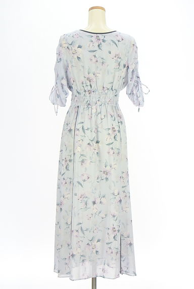 JILL by JILLSTUART（ジルバイジルスチュアート）の古着「花柄シフォンロングワンピース（ワンピース・チュニック）」大画像２へ