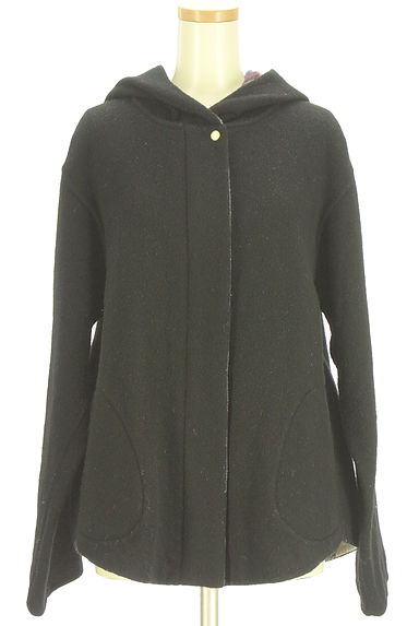 BLUE LABEL CRESTBRIDGE（ブルーレーベル・クレストブリッジ）の古着「裏地チェックショート丈ウール混コート（コート）」大画像１へ