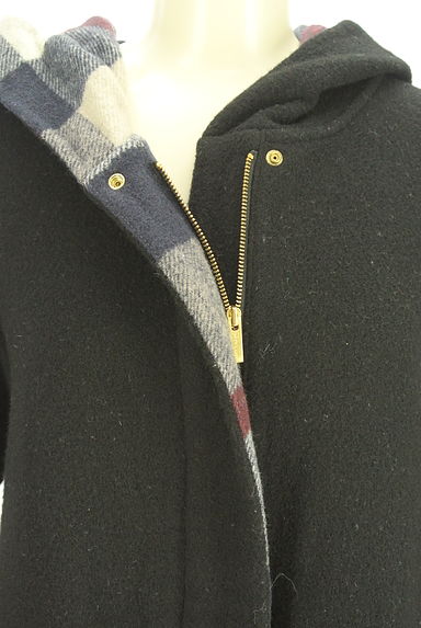 BLUE LABEL CRESTBRIDGE（ブルーレーベル・クレストブリッジ）の古着「裏地チェックショート丈ウール混コート（コート）」大画像４へ