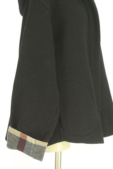 BLUE LABEL CRESTBRIDGE（ブルーレーベル・クレストブリッジ）の古着「裏地チェックショート丈ウール混コート（コート）」大画像５へ